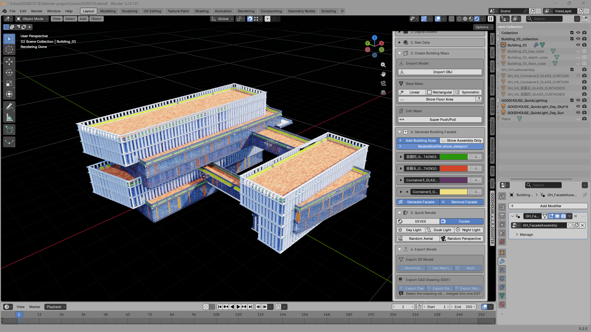 Mixed style scheme 01 view 3